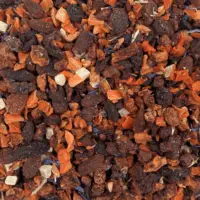 Infusion Colorama : mélange coloré de fruits séchés avec ananas, carotte orange, betterave rouge et raisins.